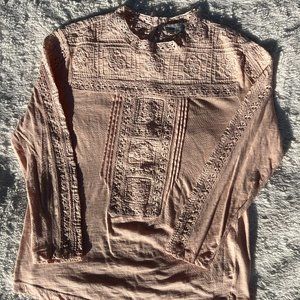 Lucky Brand Rose Pink Long Sleeve